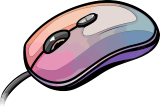 鼠标logo插画设计素材