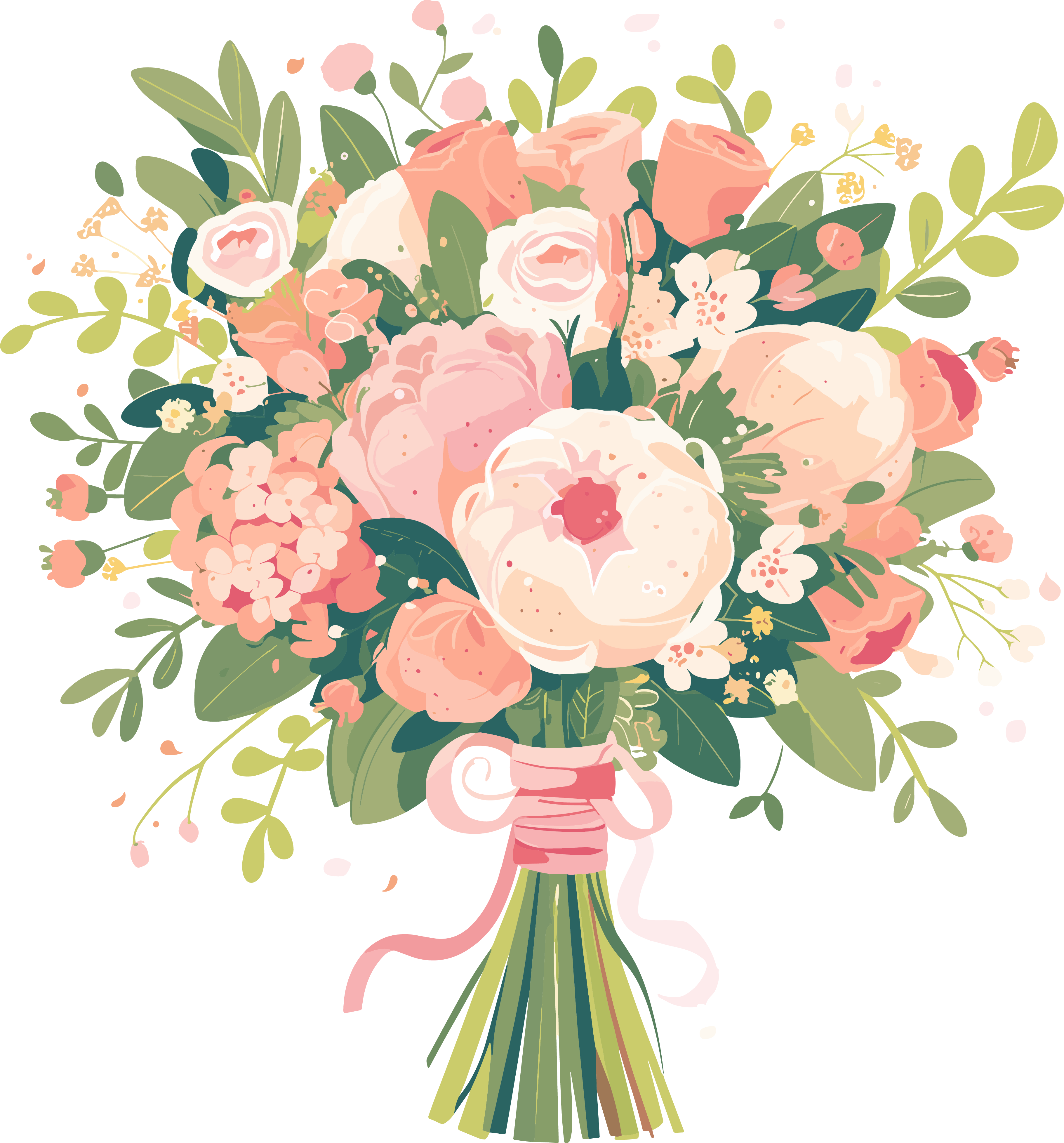 结婚婚礼花束插图