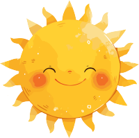 可爱太阳可商用素材