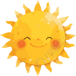 可爱太阳可商用素材