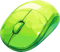 鼠标logo透明背景元素