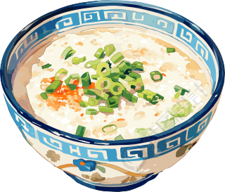 白粥插画图形素材
