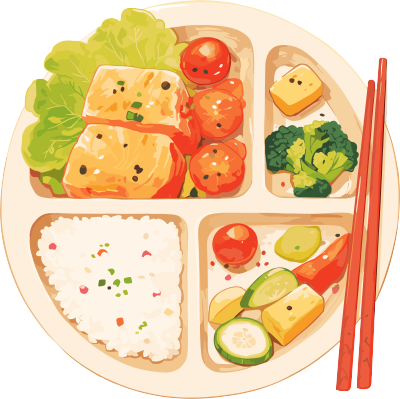 营养餐创意素材