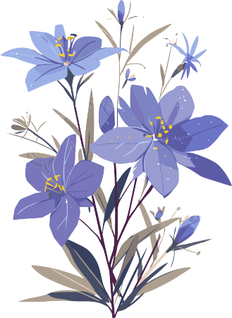 简约花卉商业用途插画