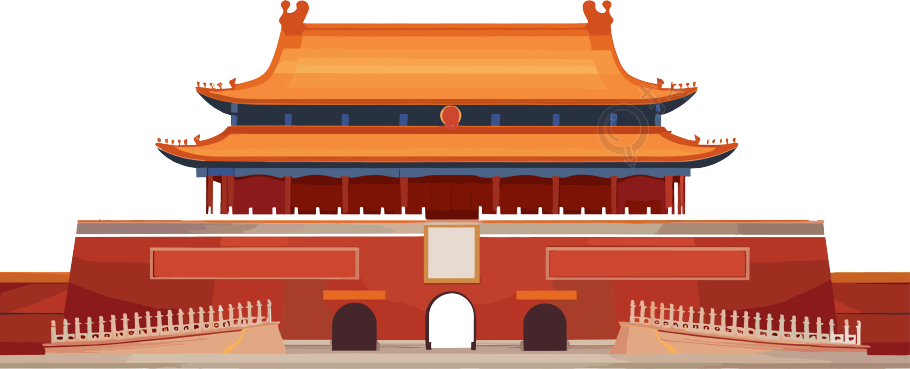 天安门建筑插图