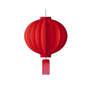 红灯笼插画设计元素