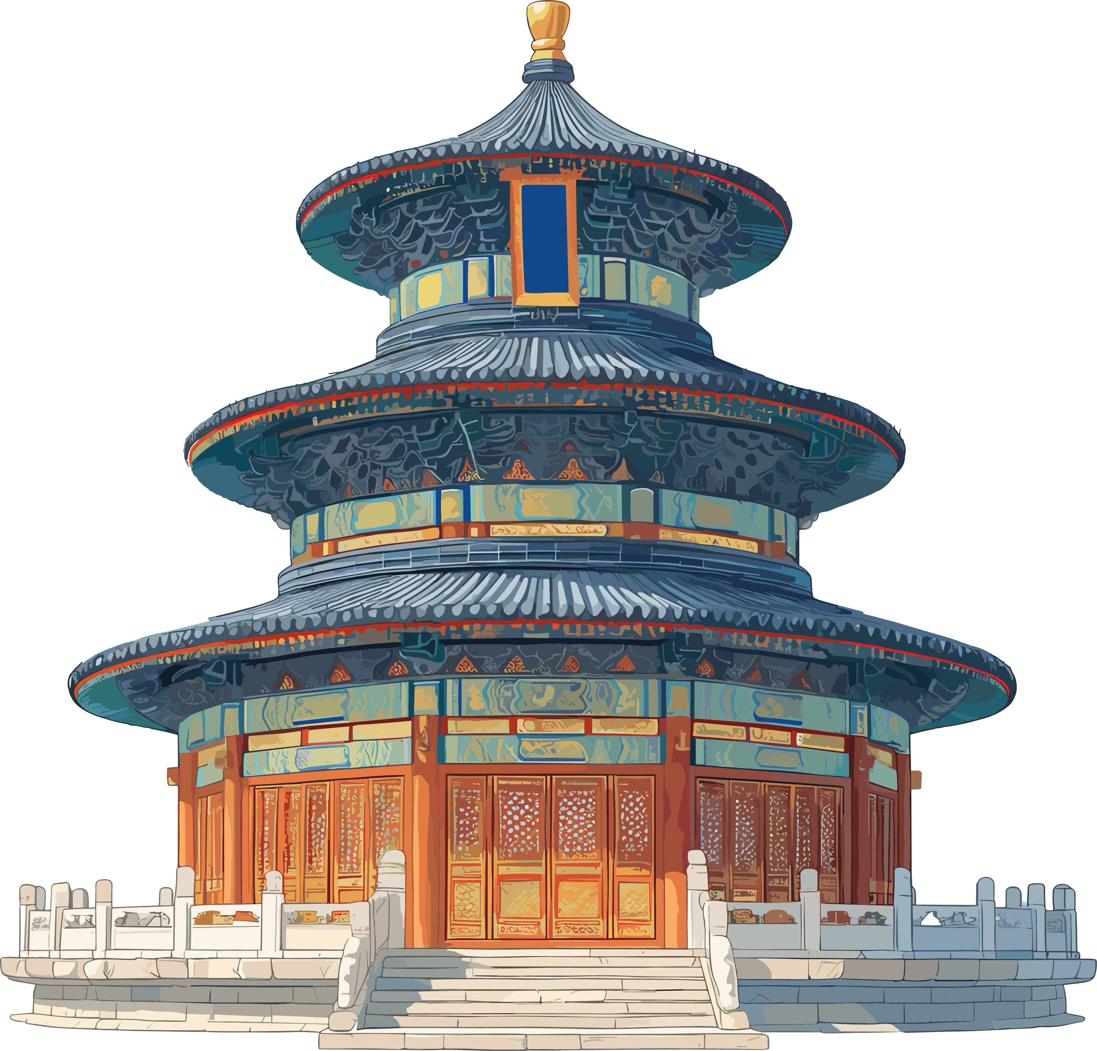 天坛建筑插图