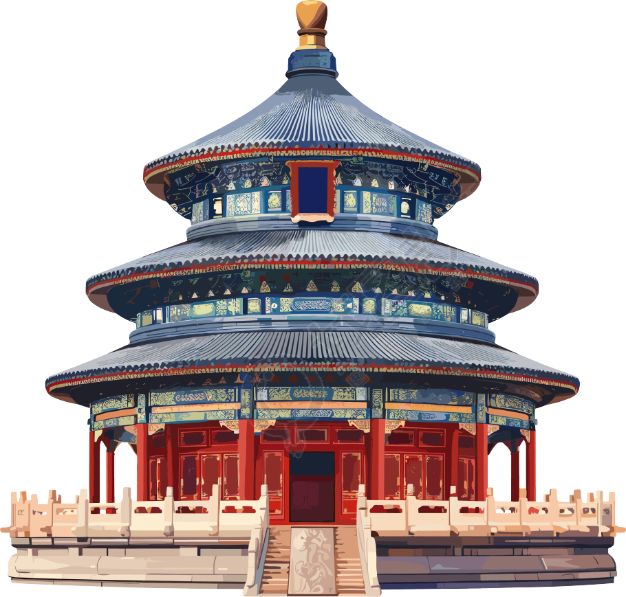 天坛透明背景素材