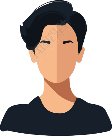 新闻头像插画设计素材
