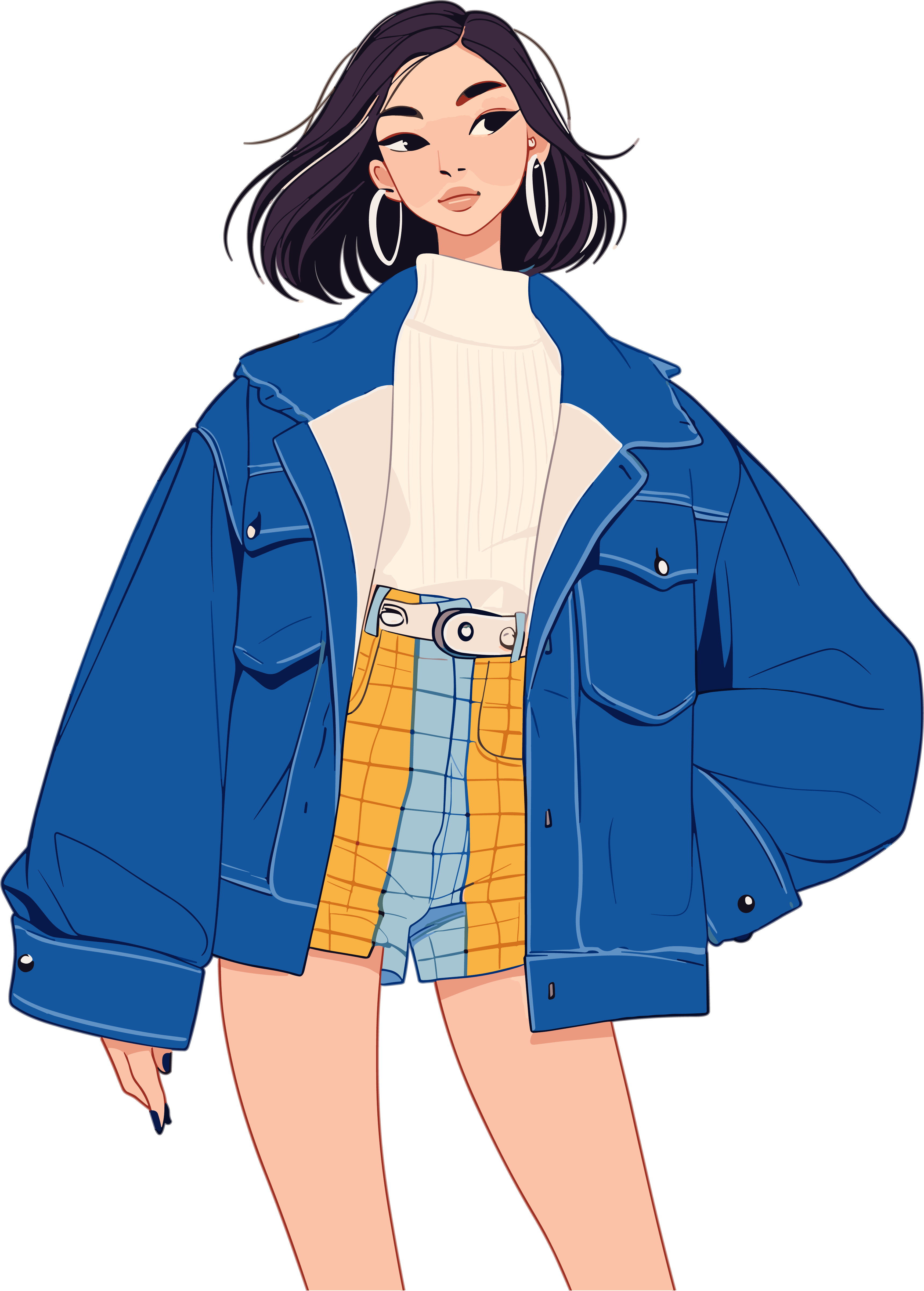 动漫人物PNG插画