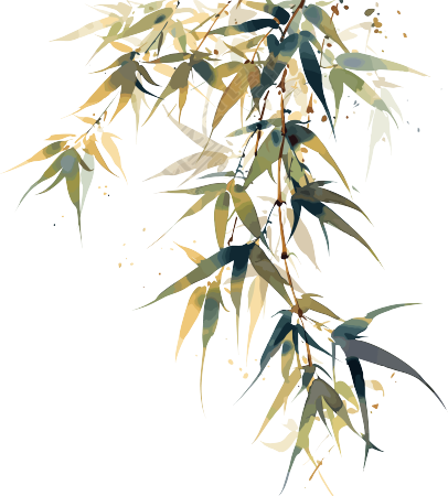 柳枝创意设计元素