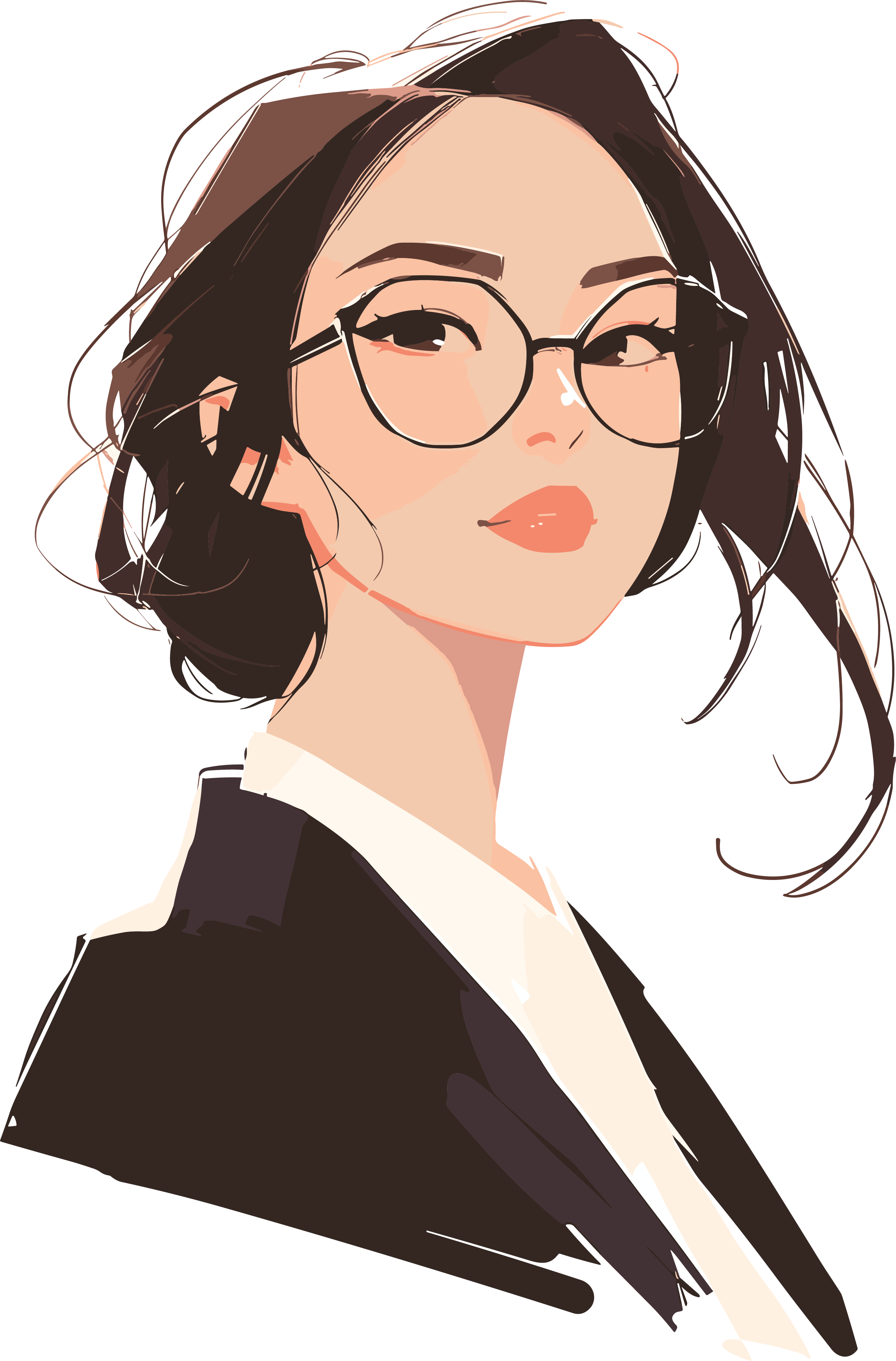 眼镜律师插图