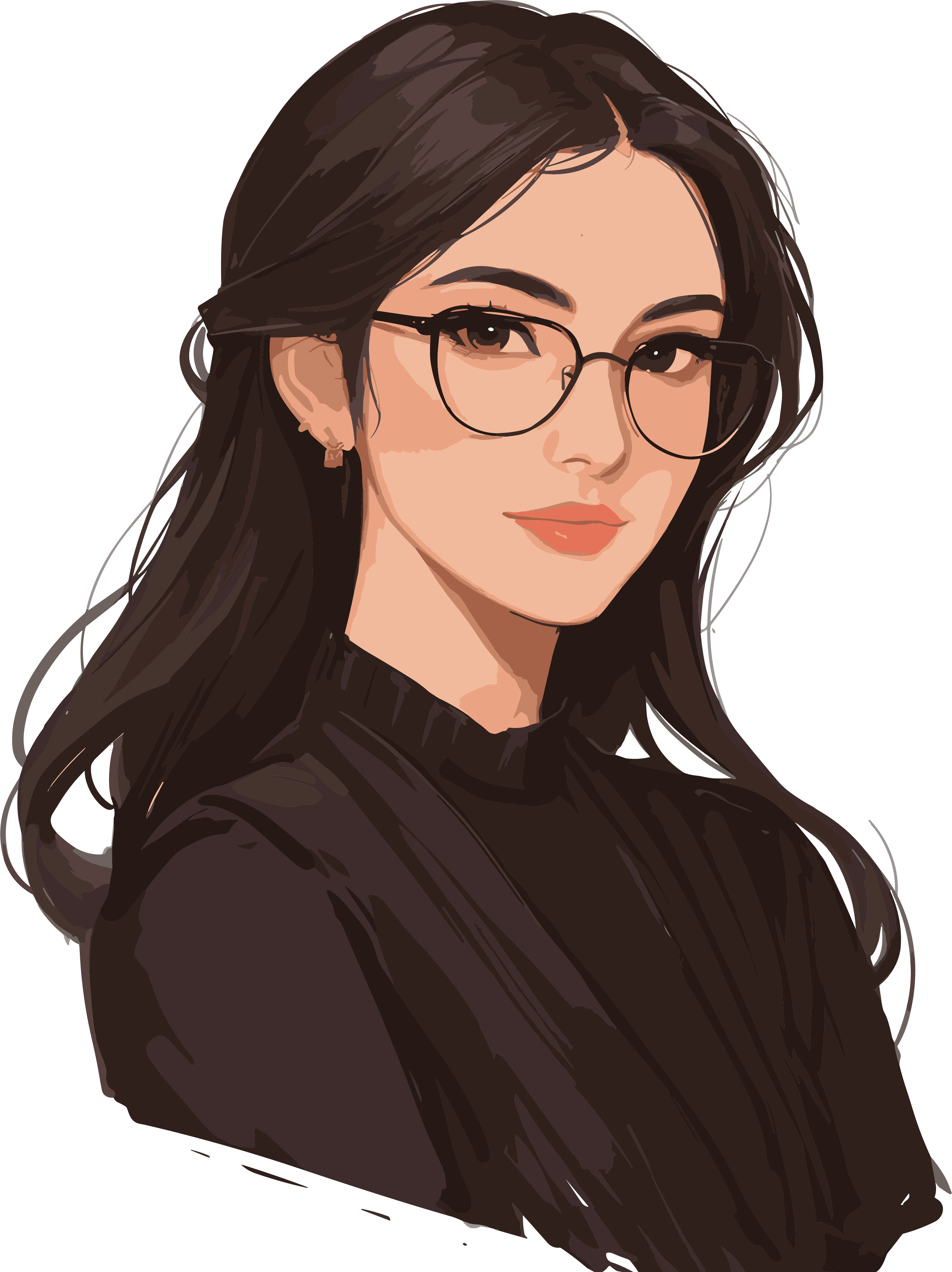 律师插画设计元素