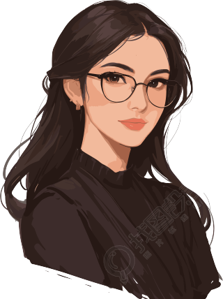 律师插画设计元素