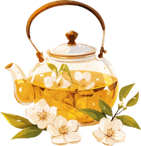 茉莉花茶元素