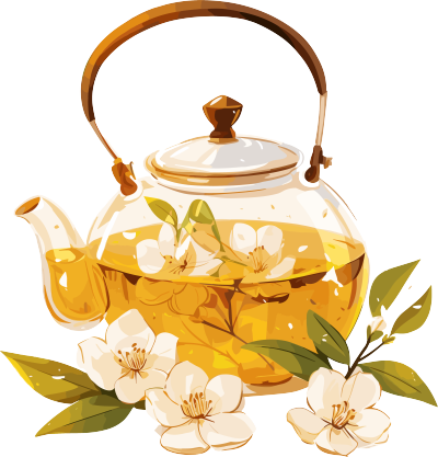 茉莉花茶元素