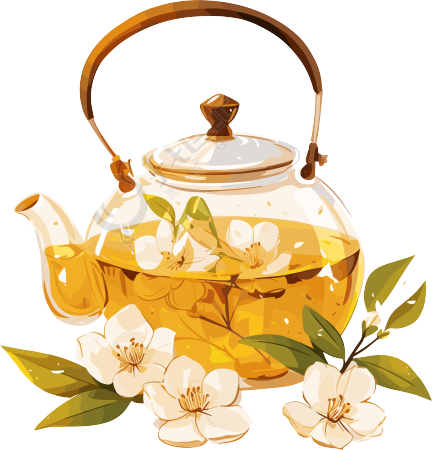 茉莉花茶元素