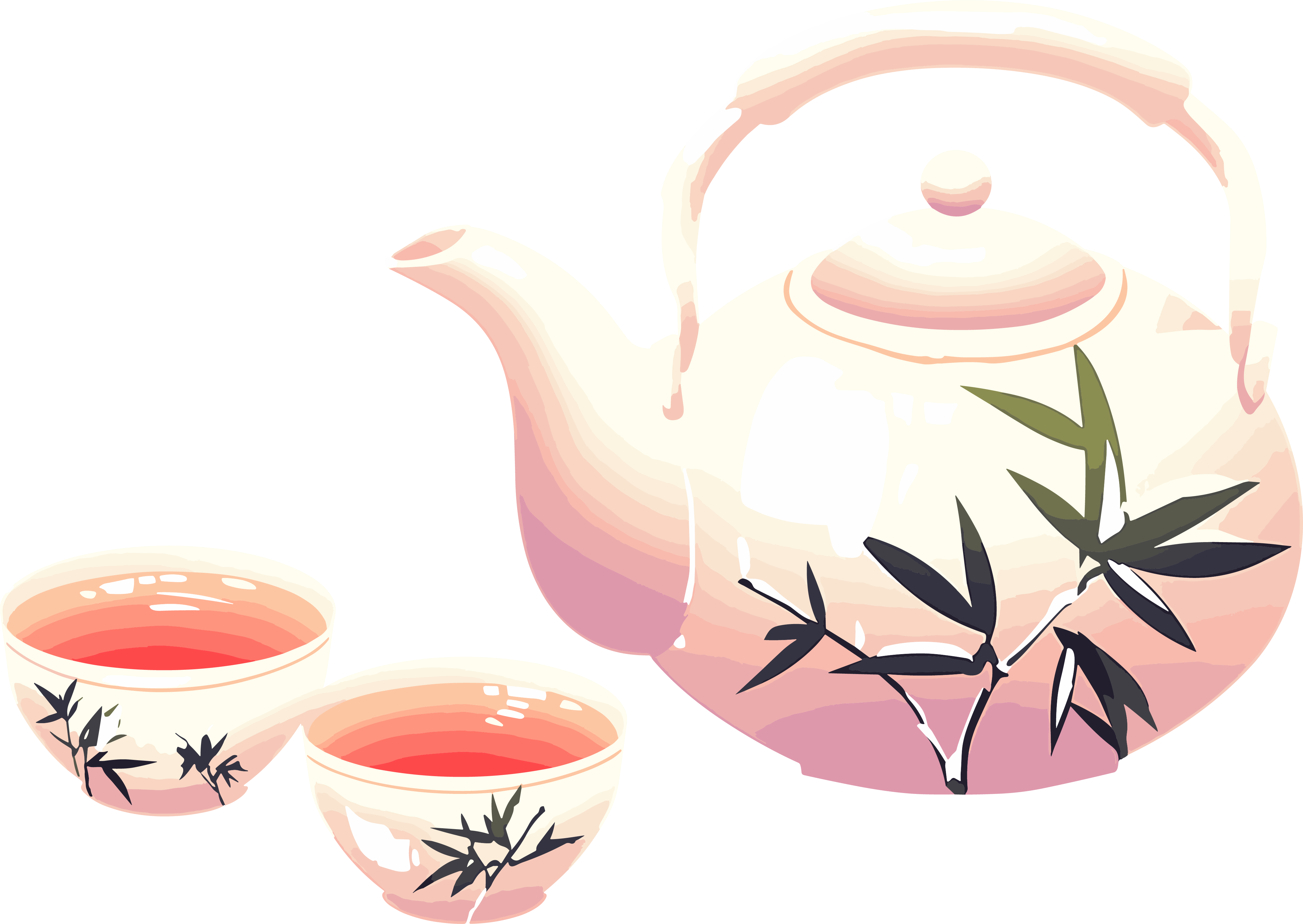清茶古典茶壶素材