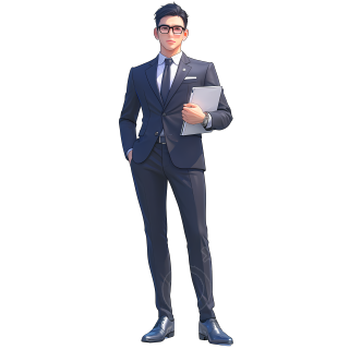 3D律师简约商用素材