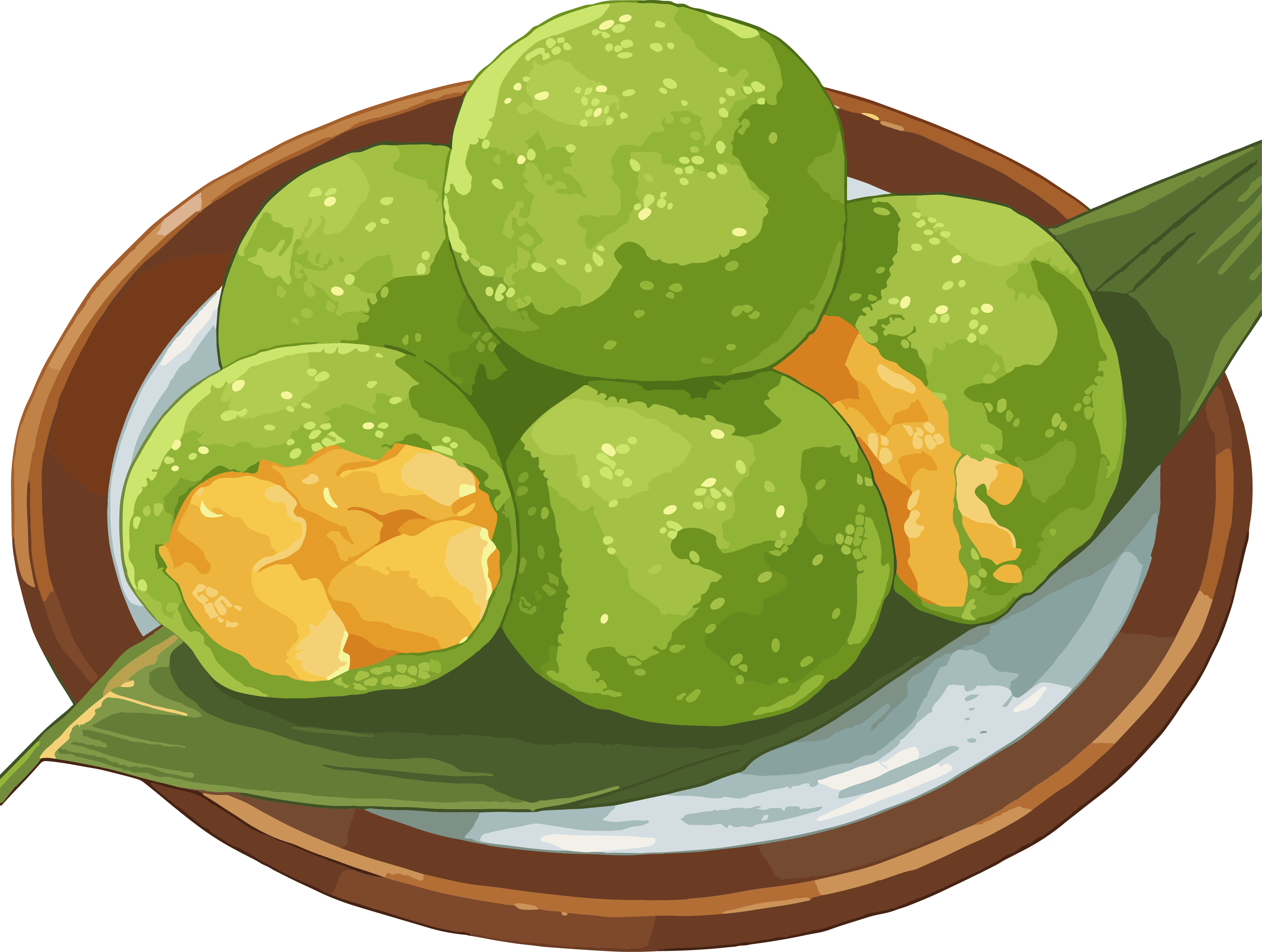 青团插画设计素材