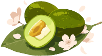 青团高清质量插画