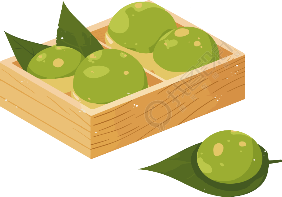 青团插画图形素材