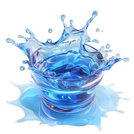 水花3D图形素材