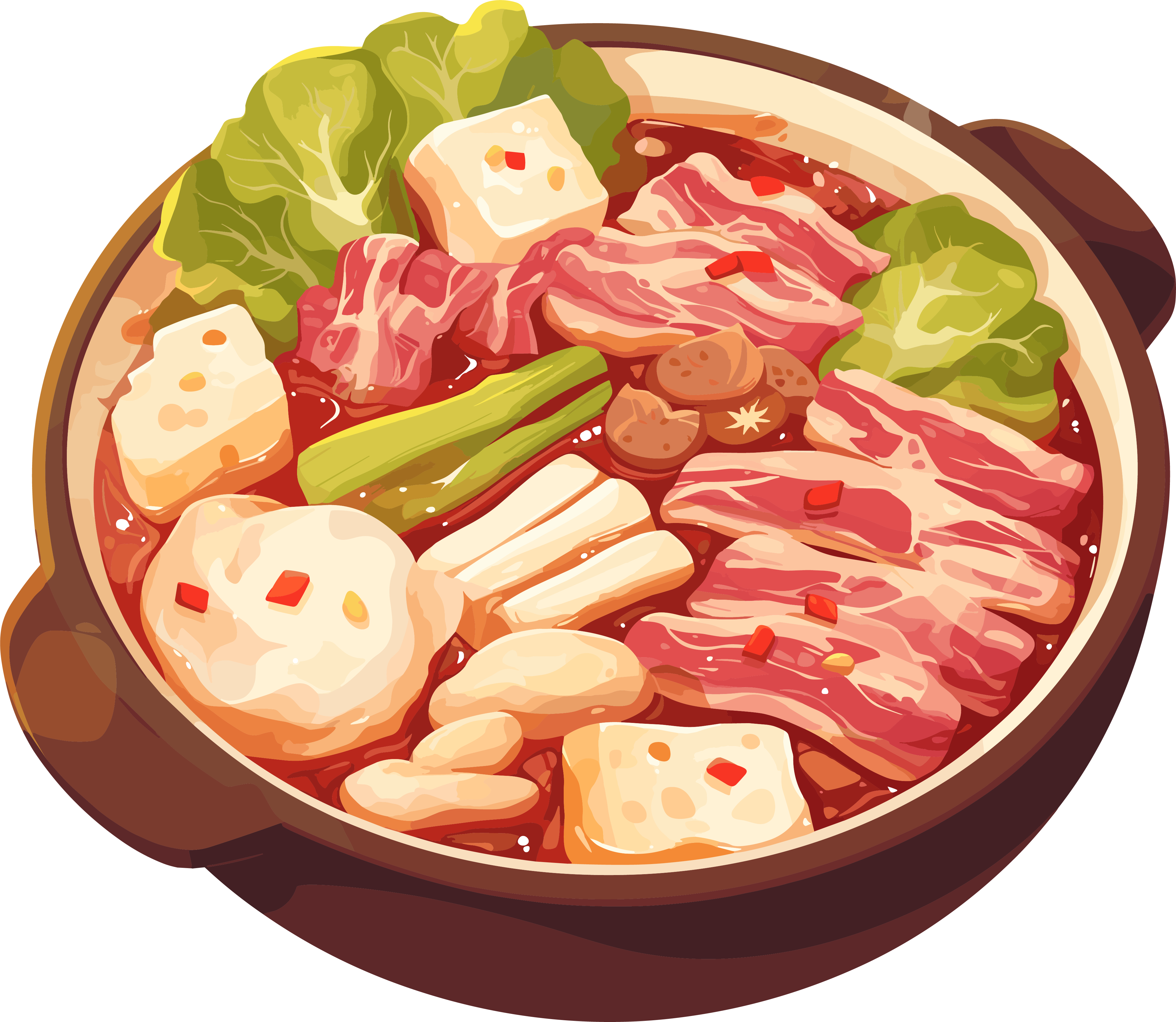 卡通火锅图形素材