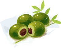 青团麻薯插画