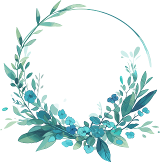 鲜花边框素材