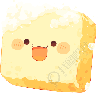 可爱海绵宝宝商业插图