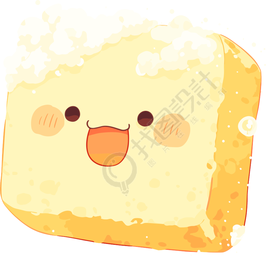 可爱海绵宝宝商业插图