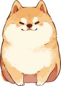 可爱狗狗手账插图