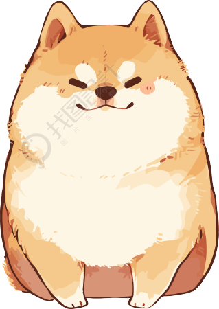 可爱狗狗手账插图