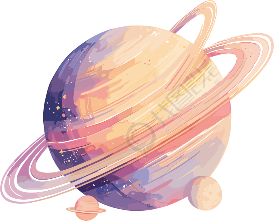 外太空创意插画