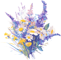 插花创意插画设计元素