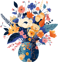 插花商业设计元素