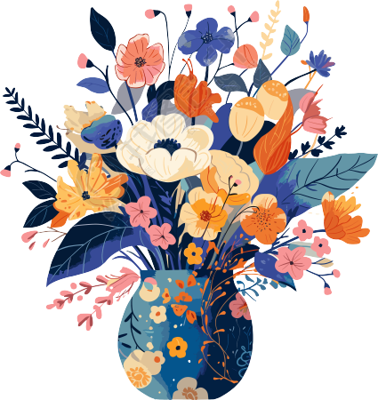 插花商业设计元素