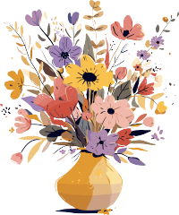 插花可爱花瓶素材
