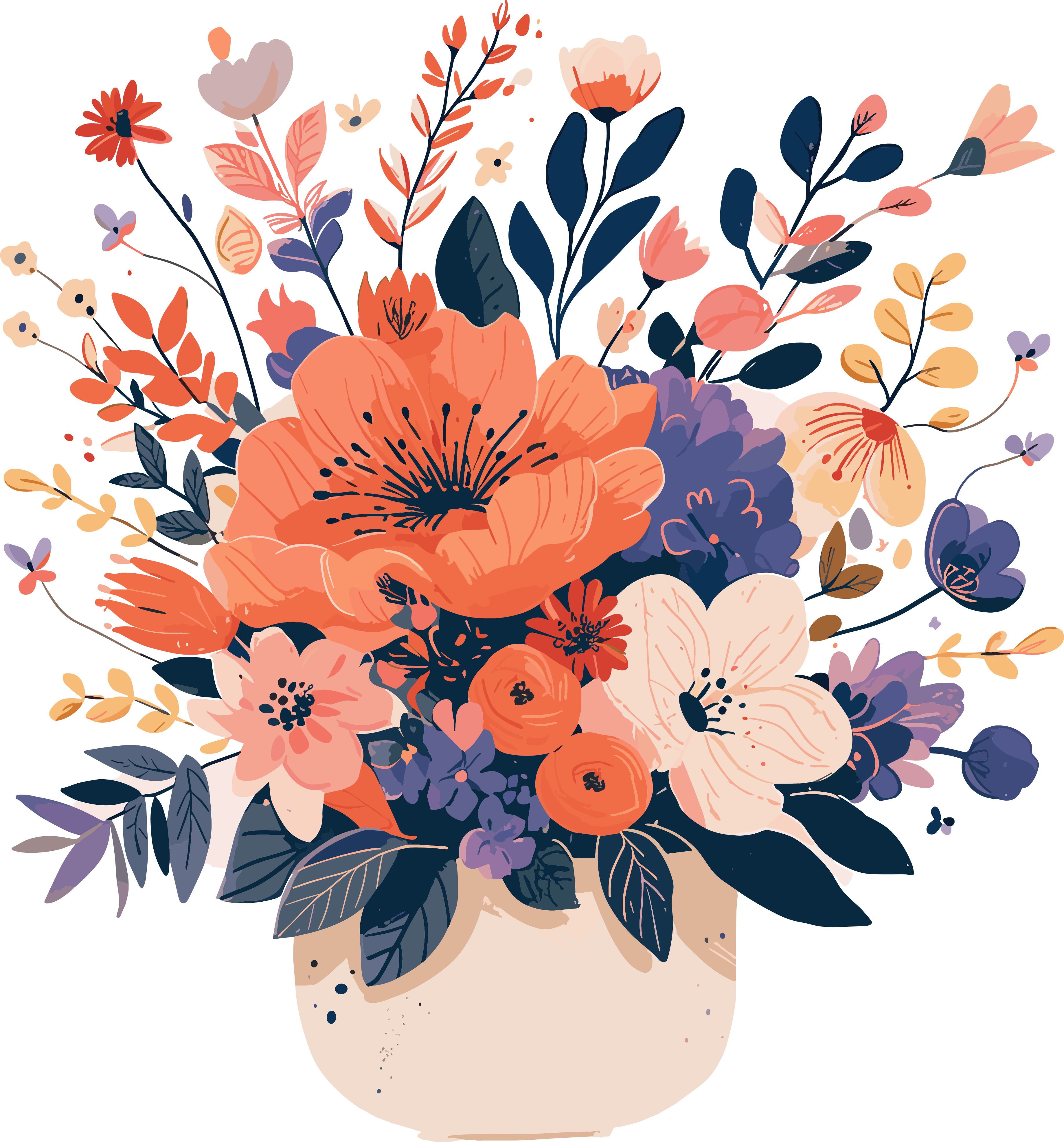 插花简约素材