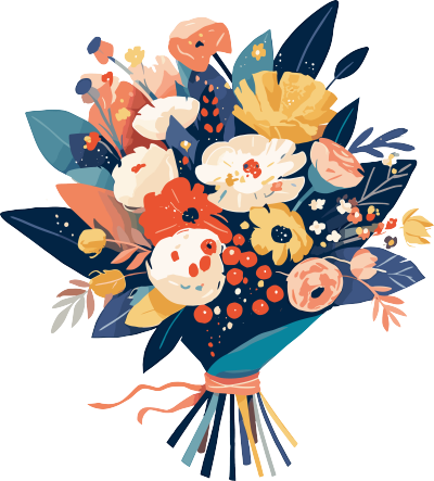 插花可商用插图