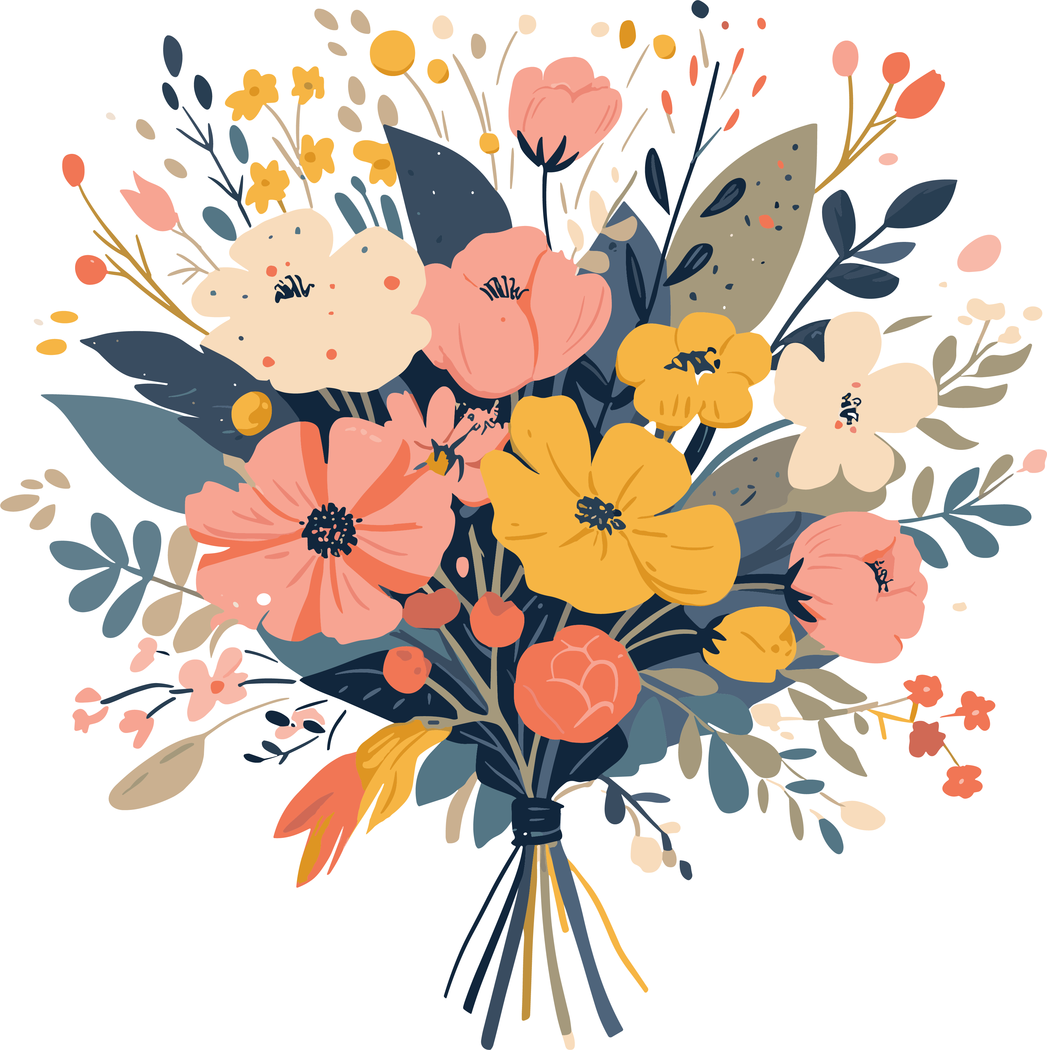 插花精美花束素材