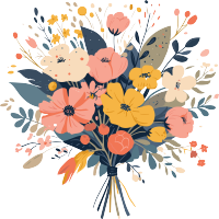 插花精美花束素材