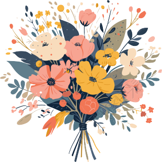 插花精美花束素材