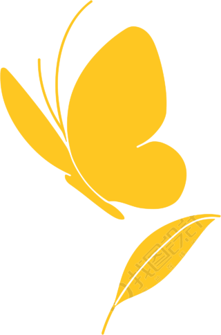 线条蝴蝶高清图形素材