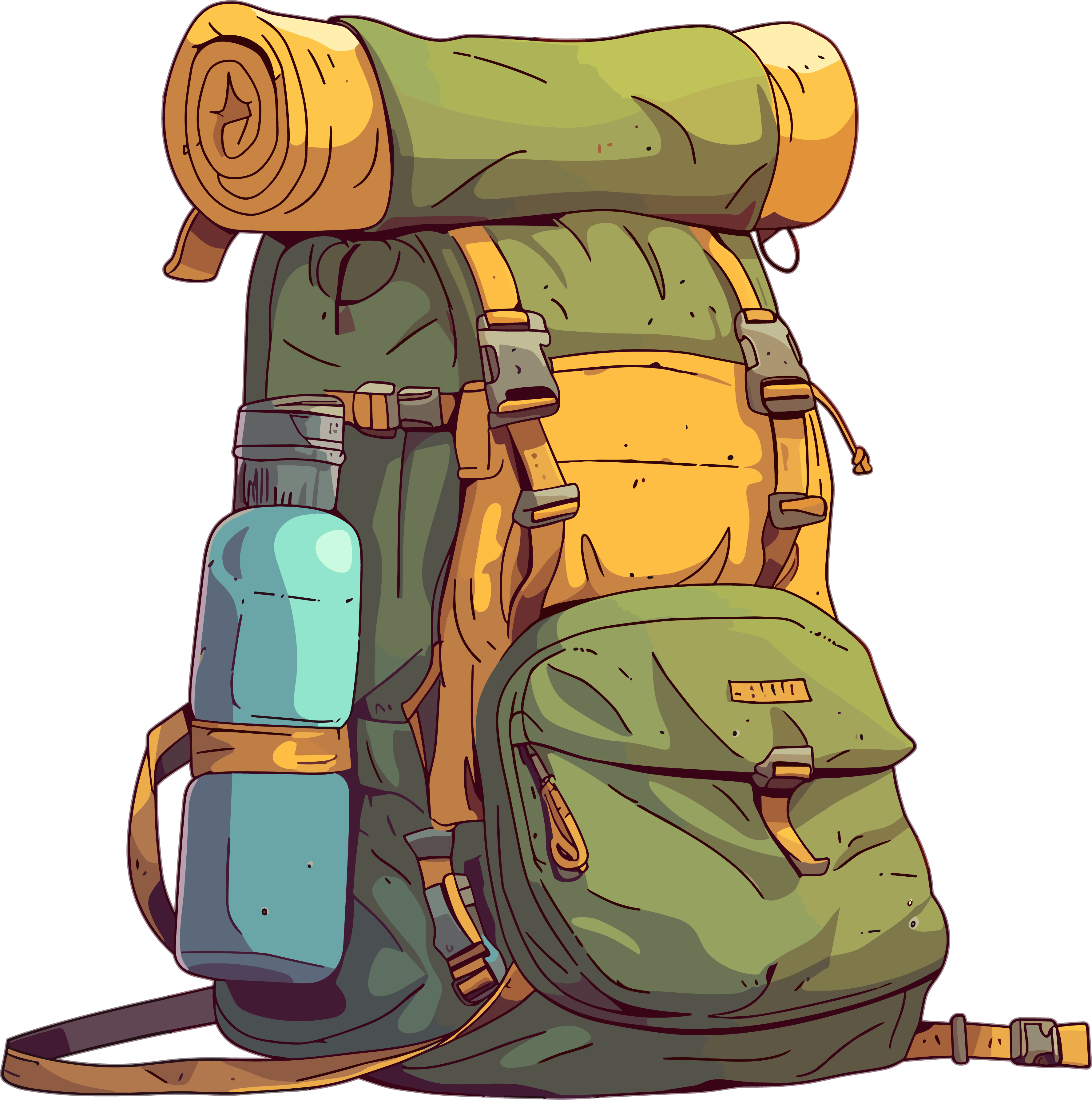 探险登山包简约插图
