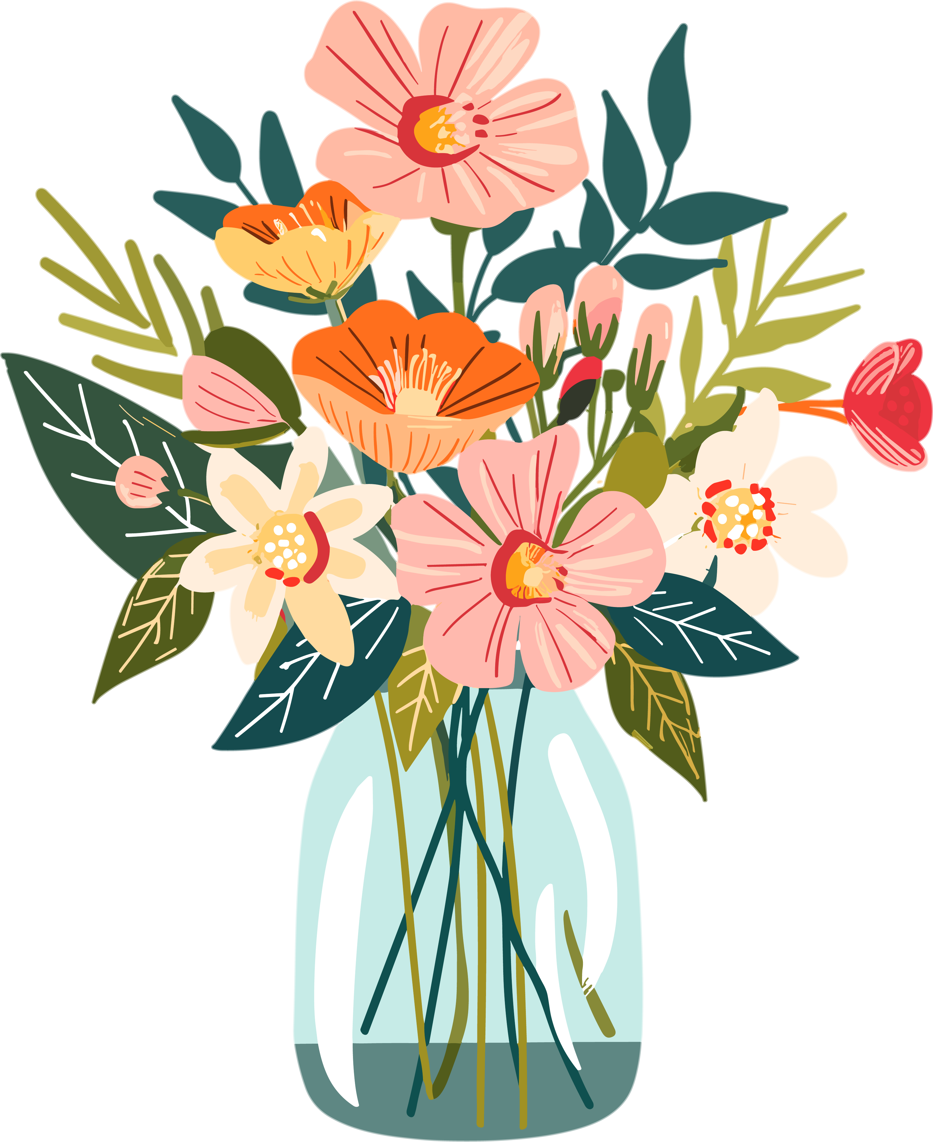 插花创意设计元素