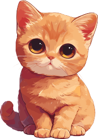 猫咪简洁插图