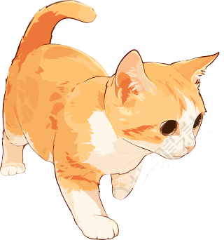 猫咪创意设计元素