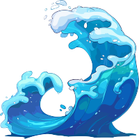 海浪创意设计元素